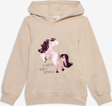 s.Oliver Collegepaita värissä beige: etupuoli
