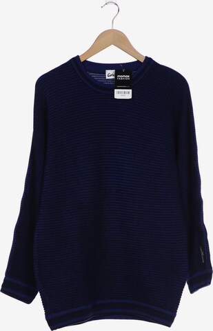 Carlo Colucci Sweater & Cardigan in M-L in Blue: front
