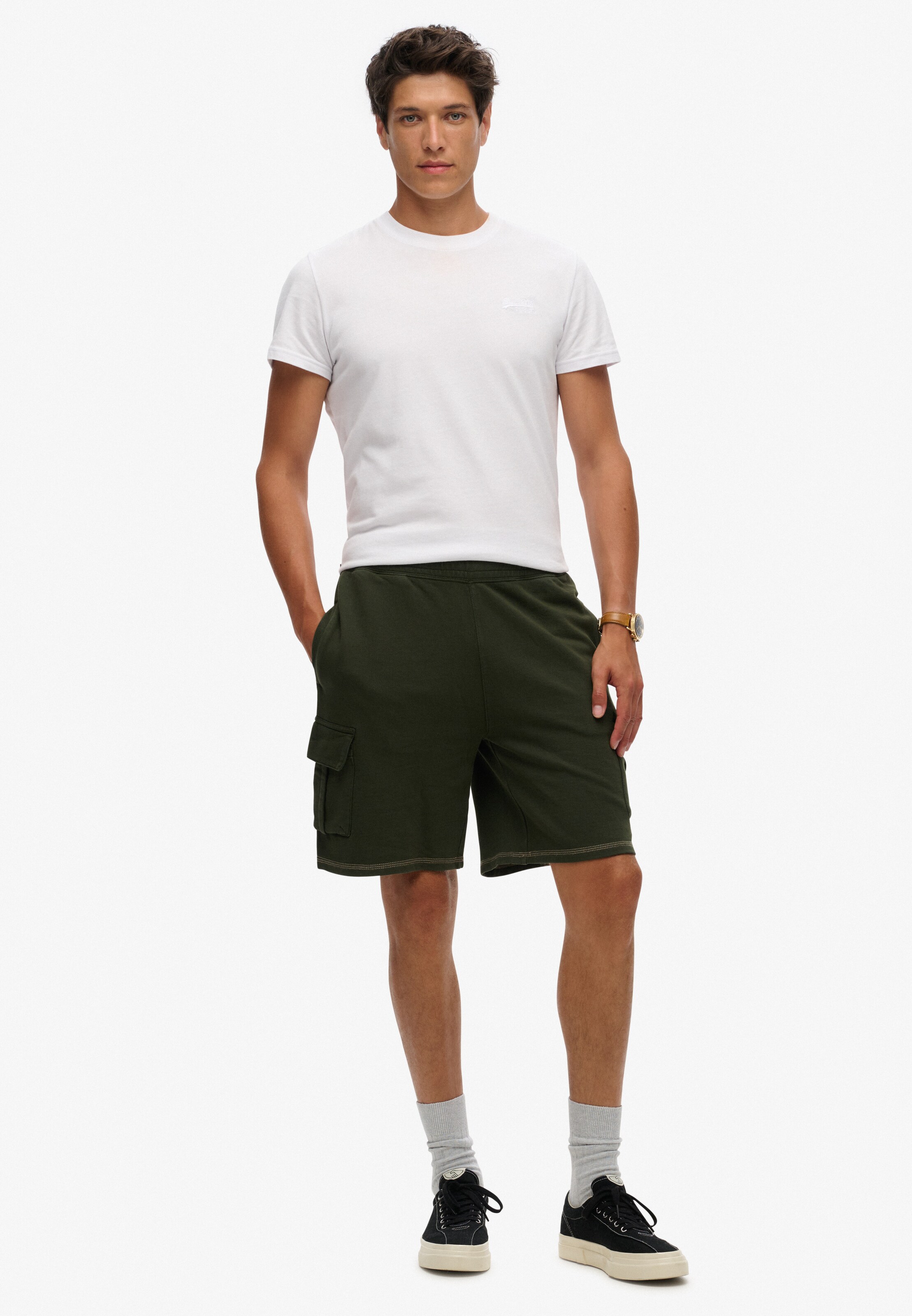 Regular Pantalon cargo Superdry & Co en vert