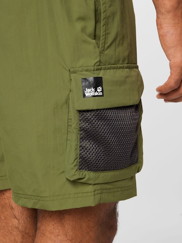 JACK WOLFSKIN Normální Outdoorové kalhoty '365 REBEL' – zelená