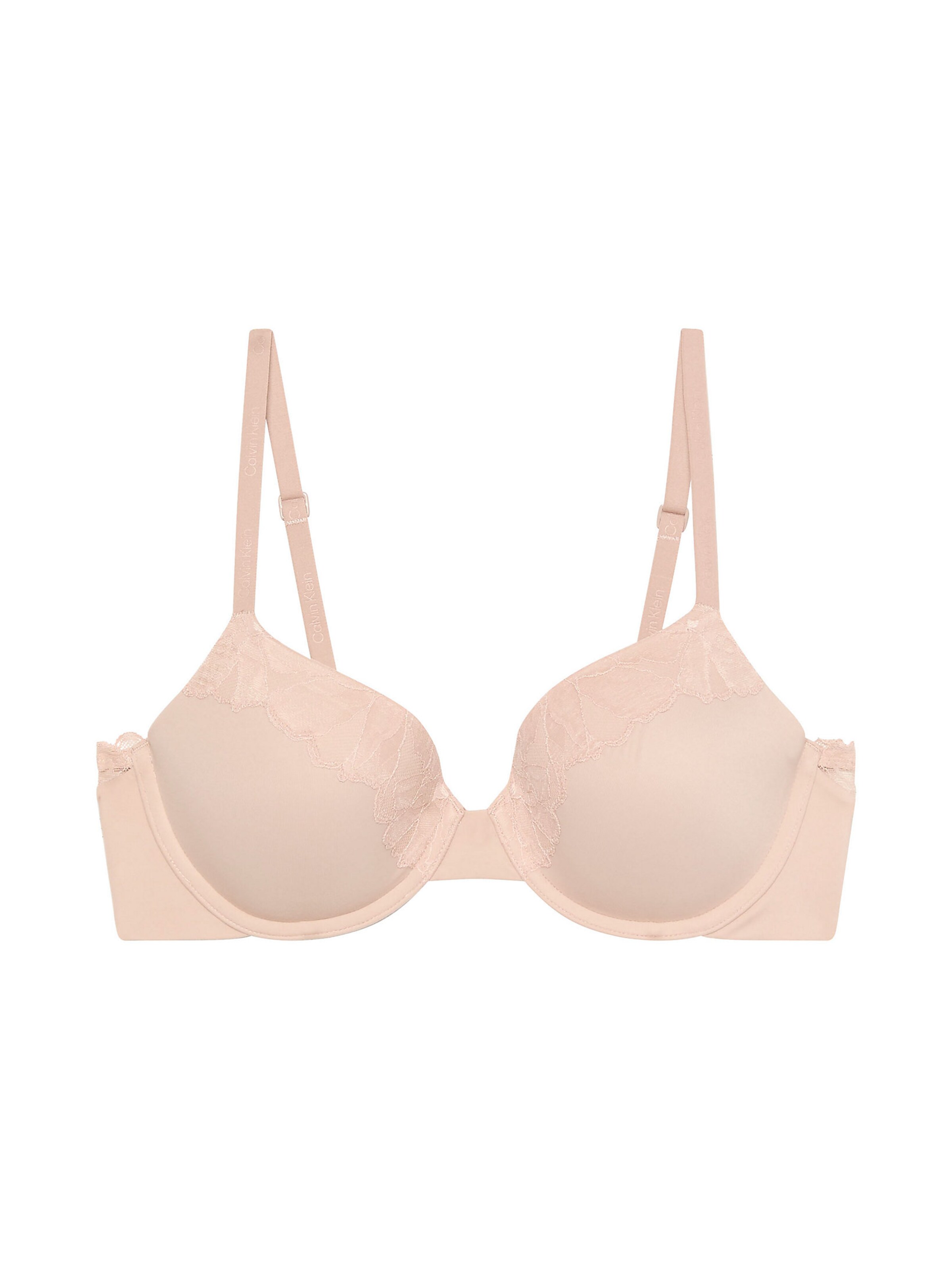 Calvin Klein T-shirt Bra in Orange: front