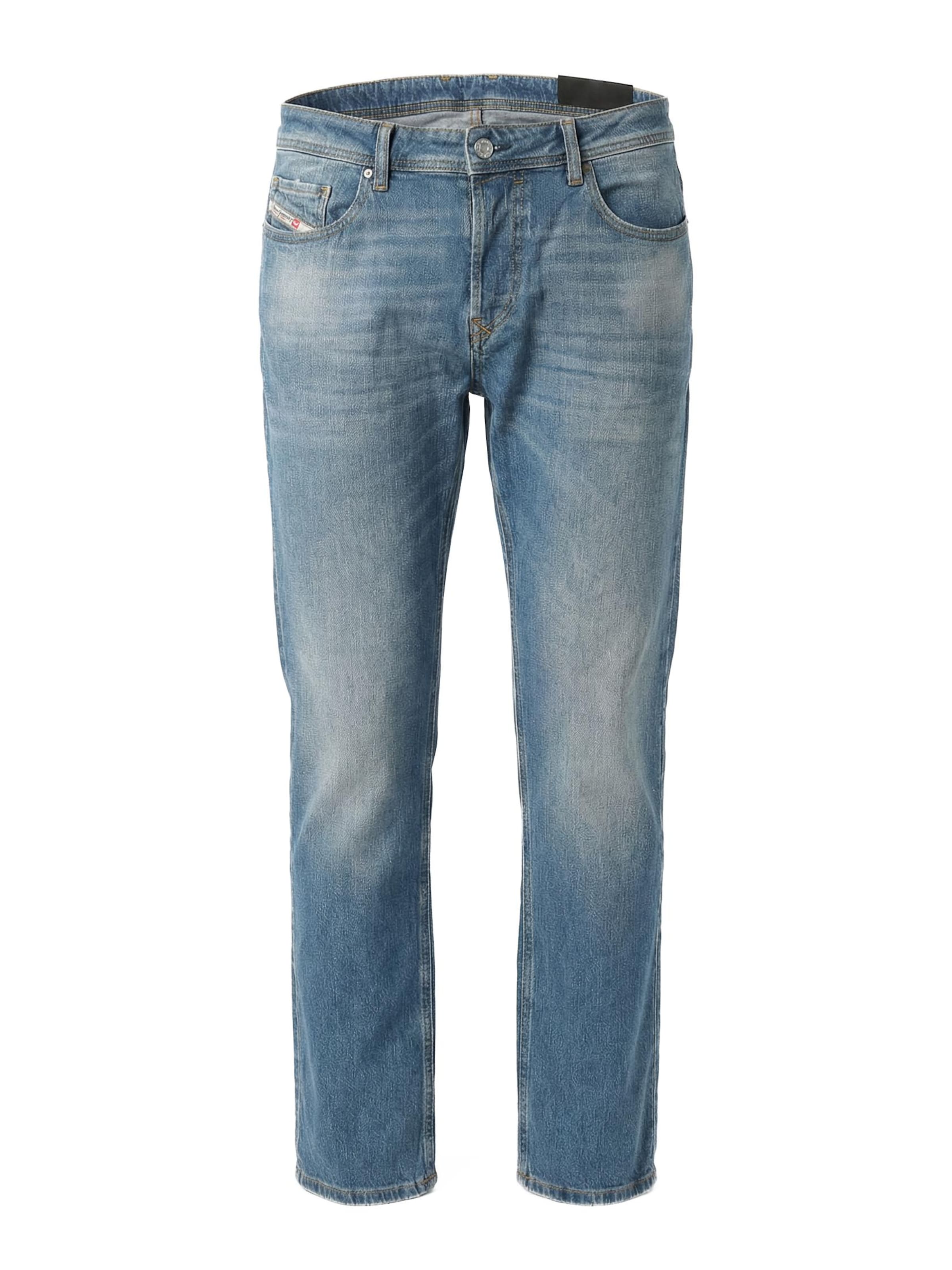 DIESEL - Vaquero 'Straight SAFADO-X' en azul: frente