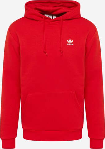 ADIDAS ORIGINALS - Sweatshirt 'Trefoil Essentials' em vermelho: frente