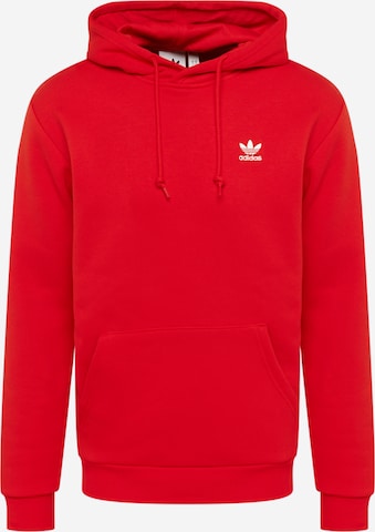 ADIDAS ORIGINALS Суичър 'Trefoil Essentials' в червено: отпред