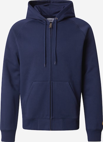 Veste de survêtement 'Chase' Carhartt WIP en bleu : devant