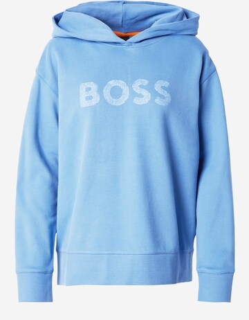 BOSS Sweatshirt 'Edelight' in Blauw: voorkant