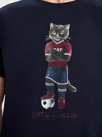 CAT by Maniita Lacitta Shirt in Blauw