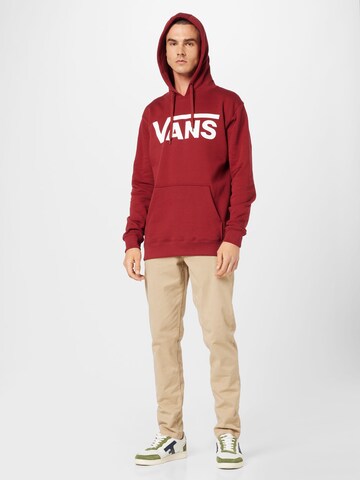 VANS Regular Fit Sweatshirt 'Classic II' in Rot