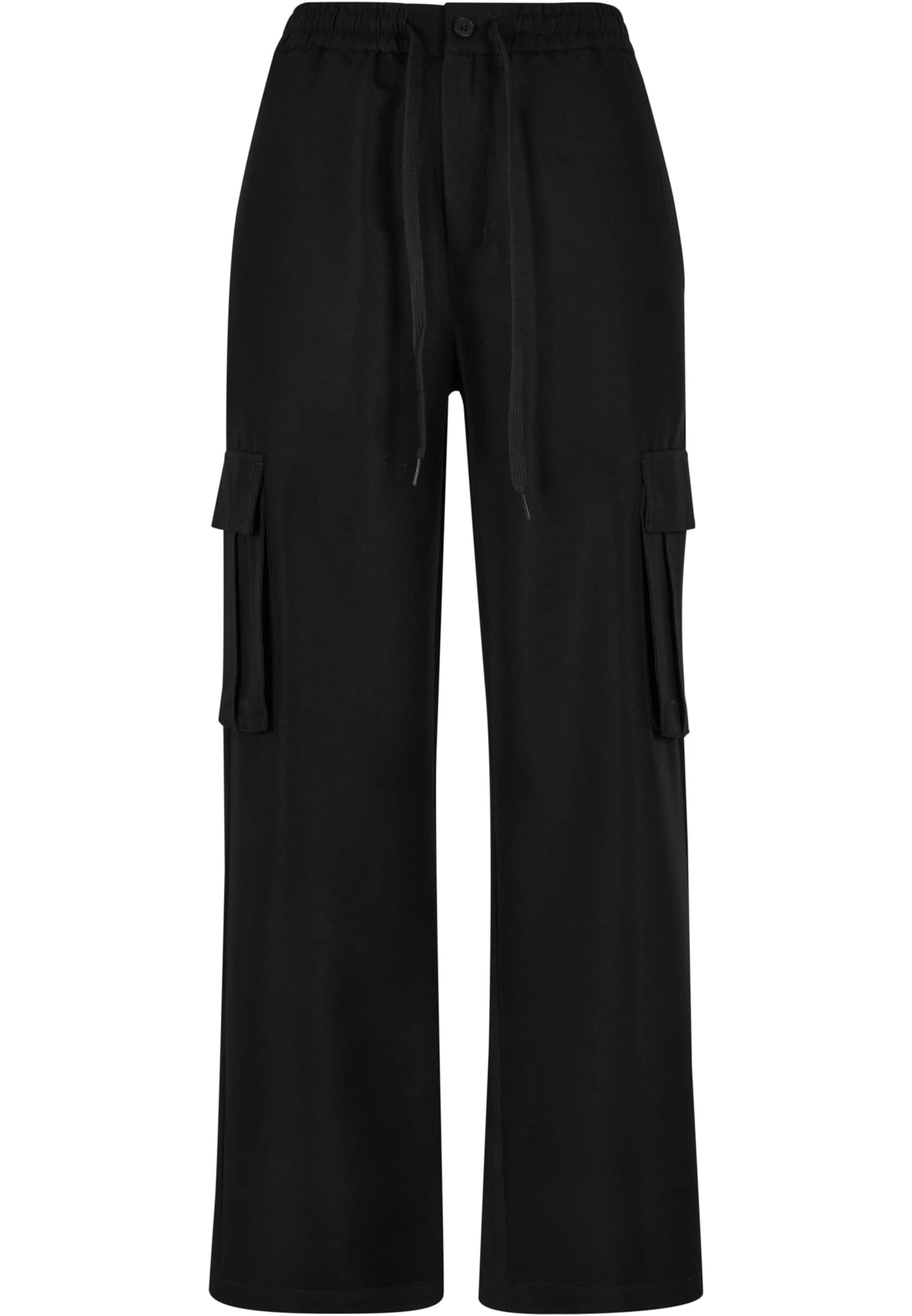 Urban Classics Loosefit Kapsáče – černá: přední strana