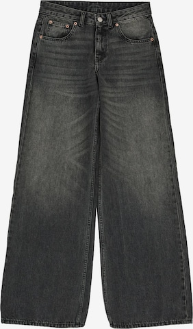 Dr. Denim Jeans 'Rhue Low Wide' in Schwarz: Vorderseite