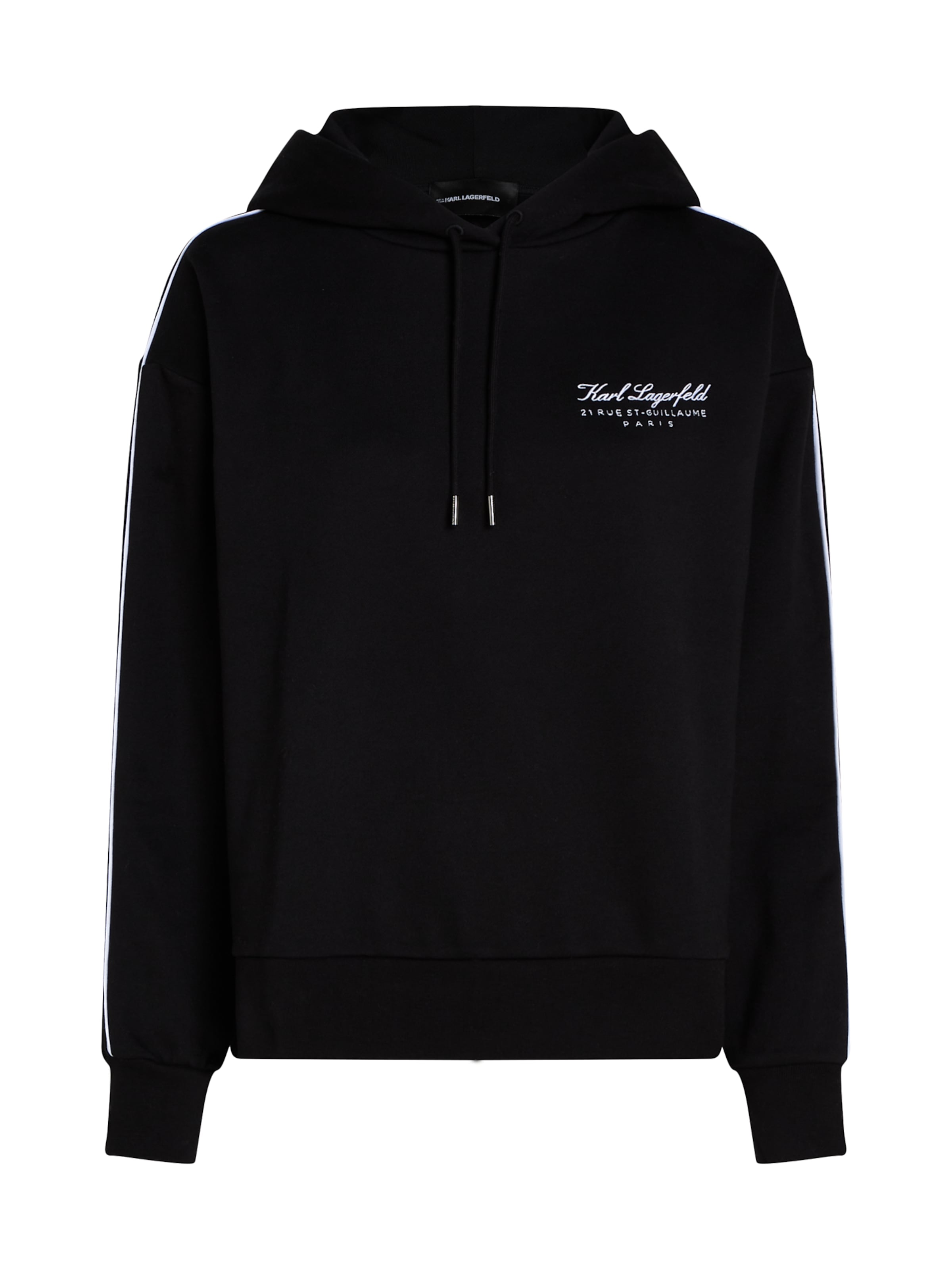 Karl Lagerfeld Collegepaita värissä musta: etupuoli