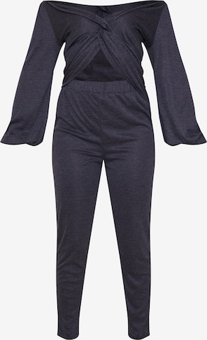 Chi Chi London Loungewear in Blue: front