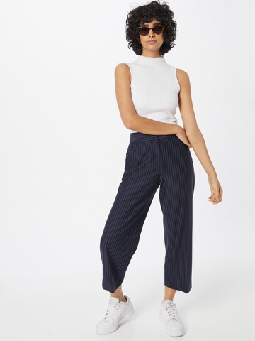 ESPRIT Loose fit Pleated Pants 'Punto di Roma' in Blue