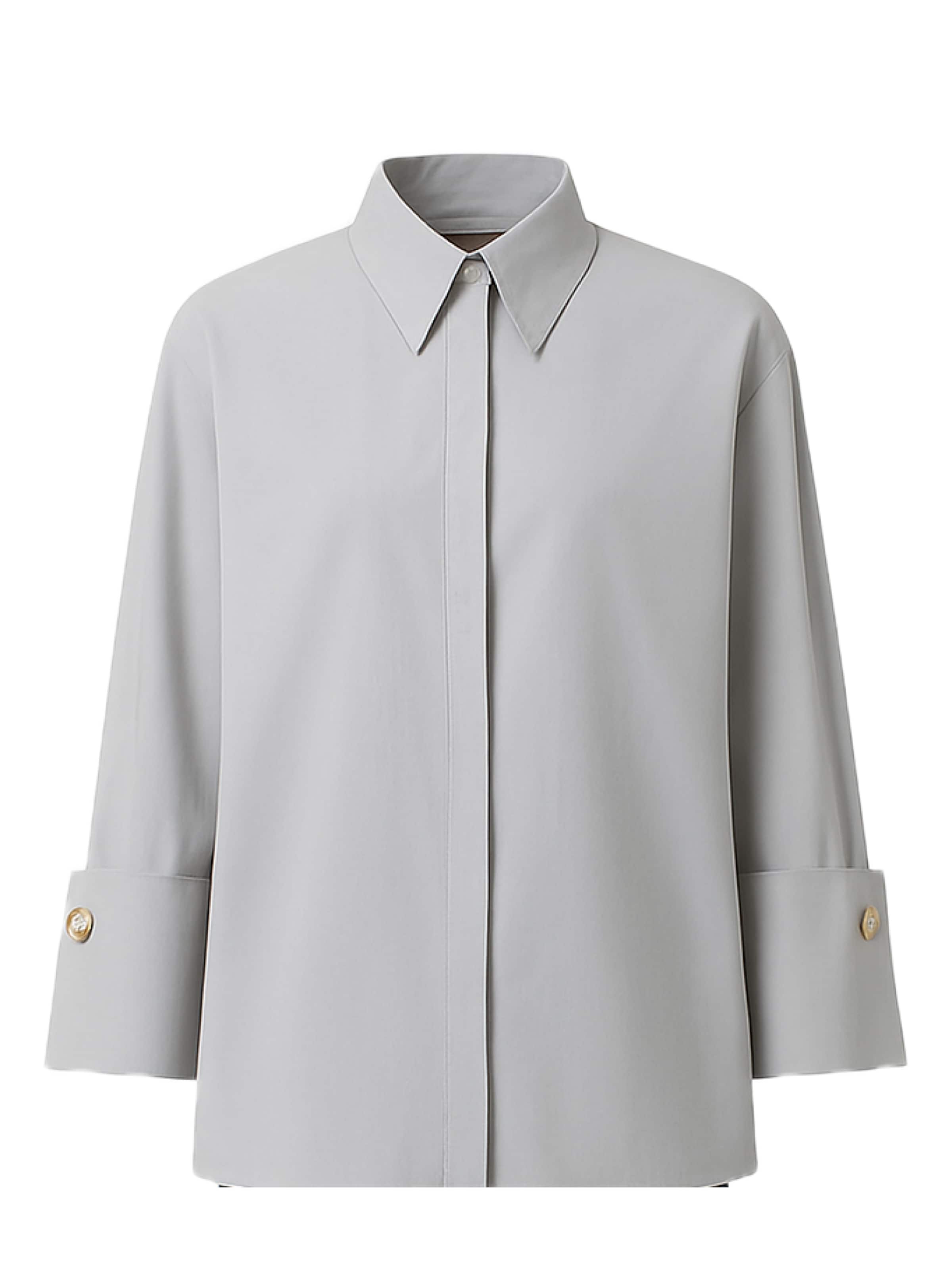Touche Prive Blouse in Grijs: voorkant