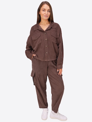 Regular Pantalon cargo ' MADISON ' Seasons of April en marron