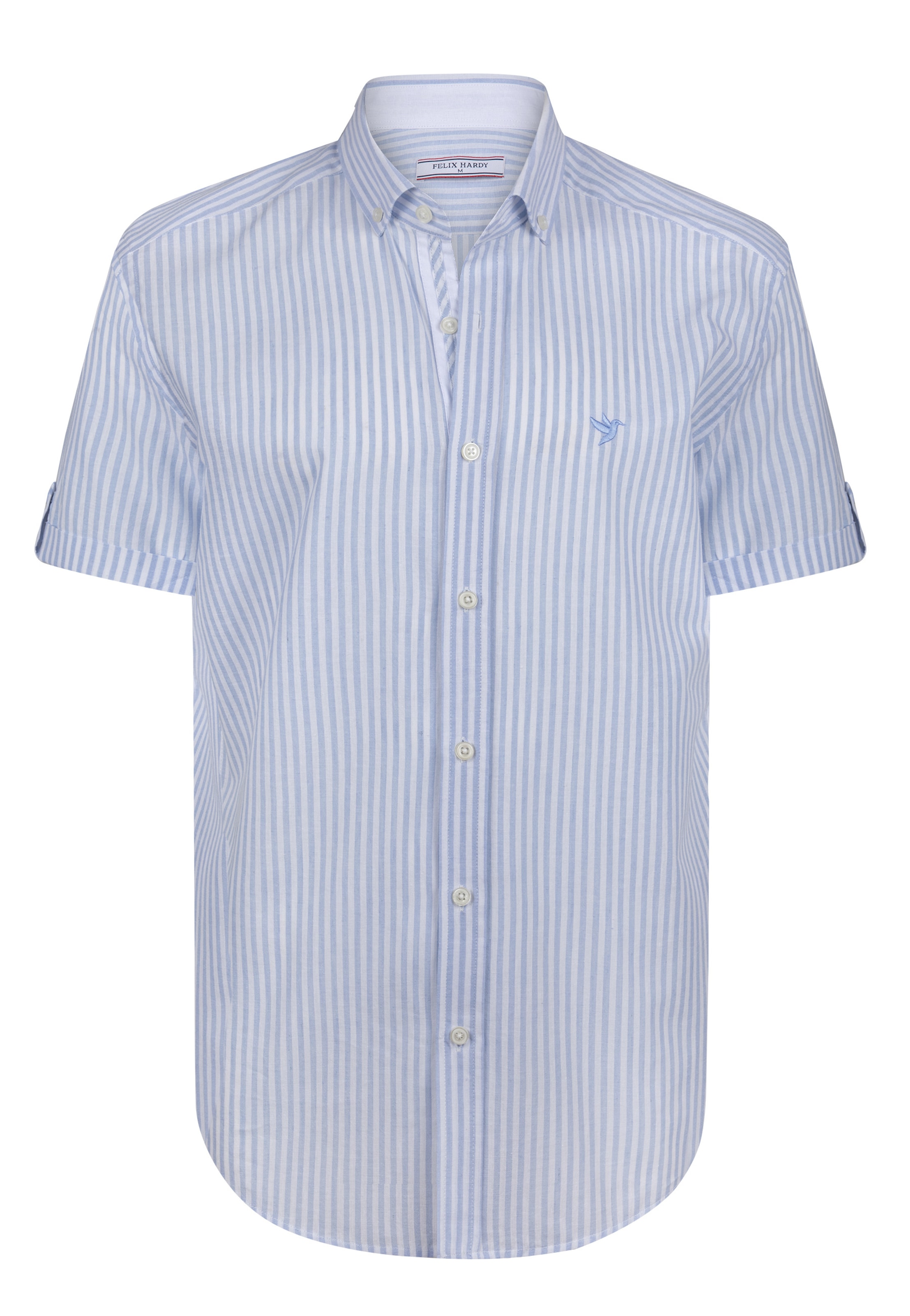 Cămașă de la Felix Hardy pe albastru: față