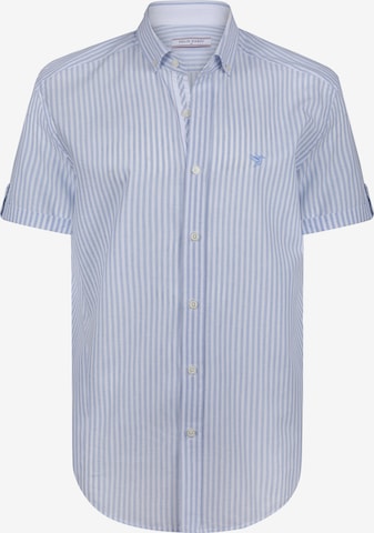 Chemise Felix Hardy en bleu : devant
