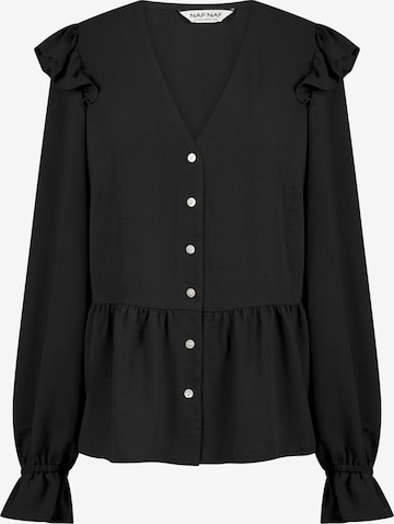 NAF NAF - Blusa 'Homar' en negro: frente