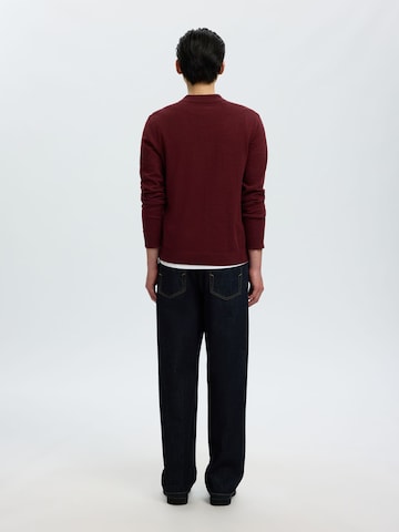 Pull-over 'Berg' SELECTED en rouge