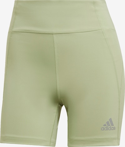 ADIDAS PERFORMANCE Workout Pants 'Own The Run' in Grey / Green, Item view