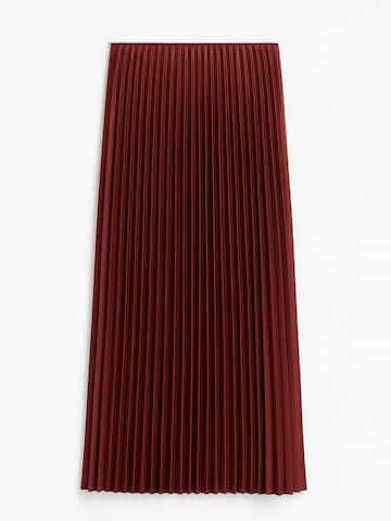 Touché Privé Nederdel 'Pleated Skirt' i rød