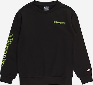 Champion Authentic Athletic Apparel Sweatshirt in Zwart: voorkant