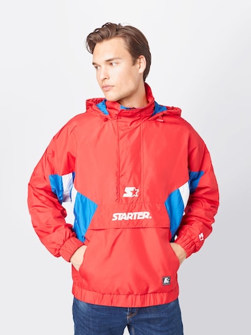 Starter Black Label Between-Season Jacket in Red: front