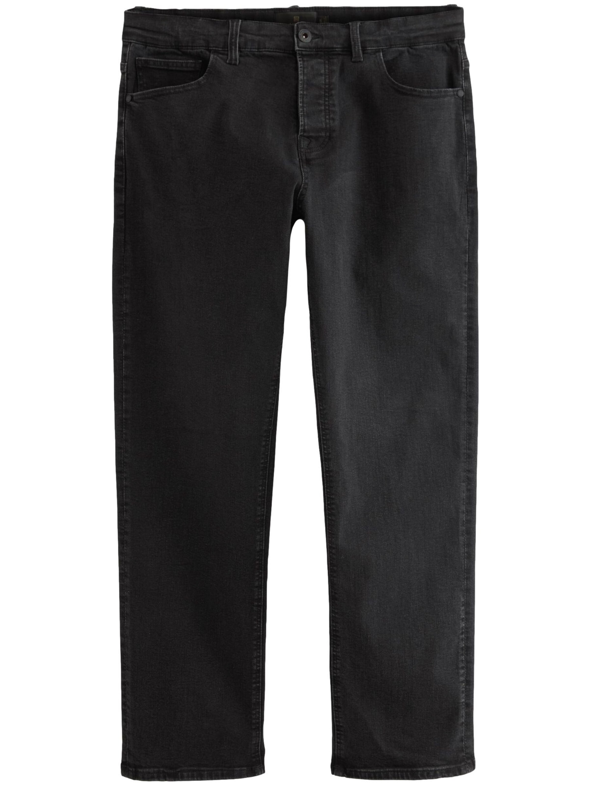 Next Štandardný strih Džínsy - Čierna: predná strana