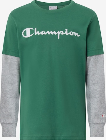 Champion Authentic Athletic Apparel Shirt in Groen: voorkant