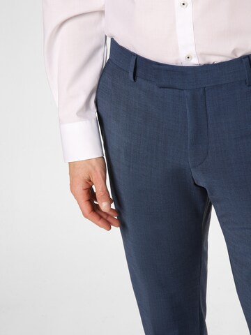 Coupe slim Pantalon à plis 'Max' STRELLSON en bleu