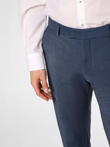 Coupe slim Pantalon à plis 'Max' STRELLSON en bleu
