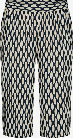 Wide leg Pantaloni 'CAANNI' de la Zizzi pe bej