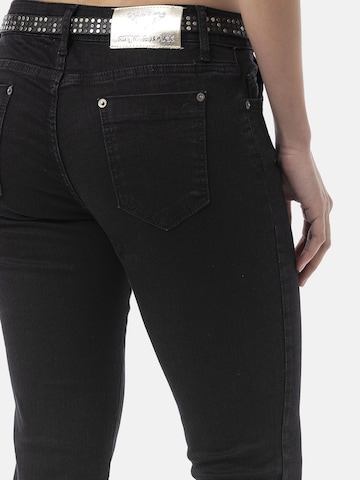 Coupe slim Jean 'WD542' CIPO & BAXX en noir