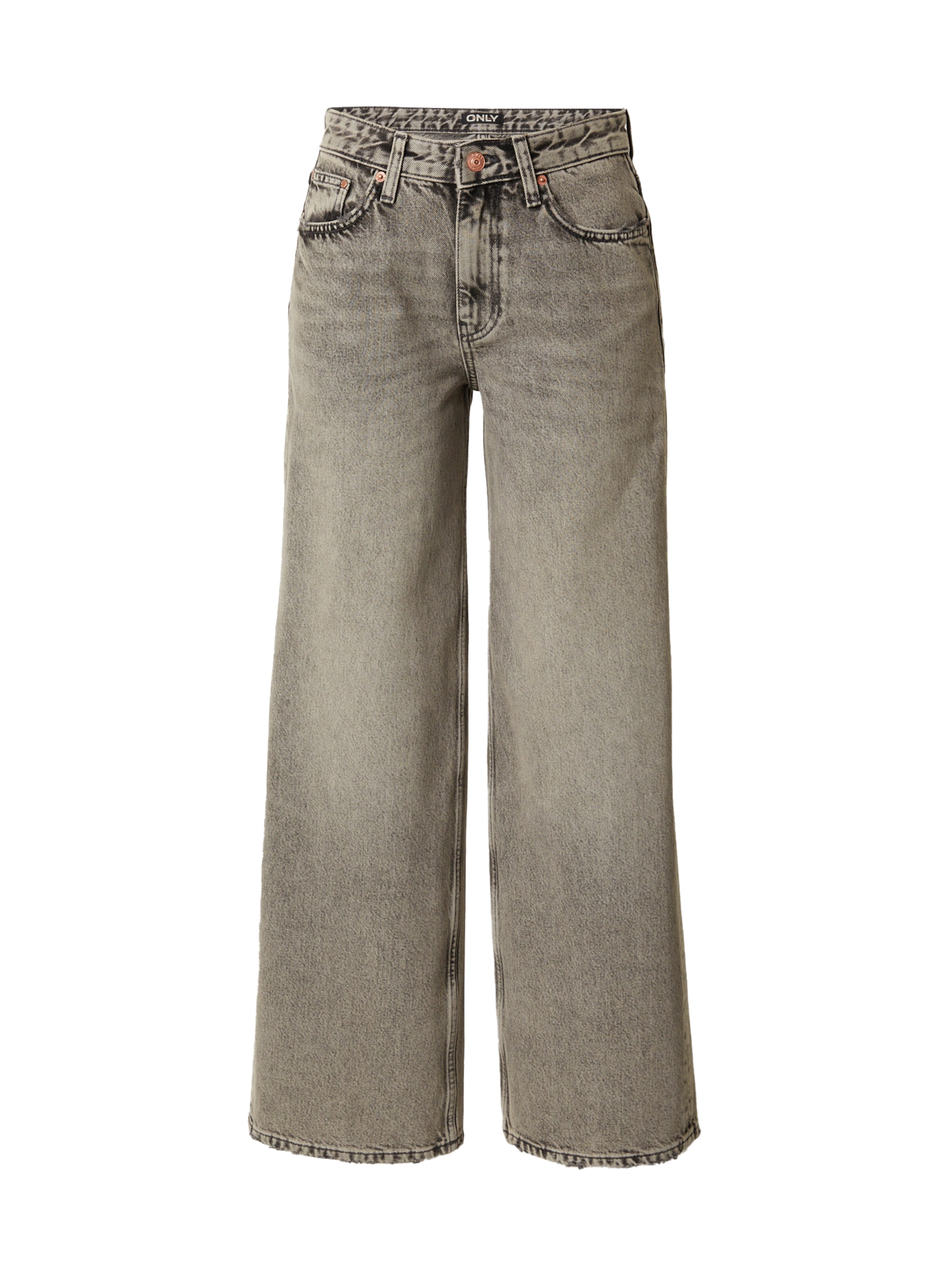 melns ONLY Platas staras Džinsi 'ONLAUBREY': no priekšpuses