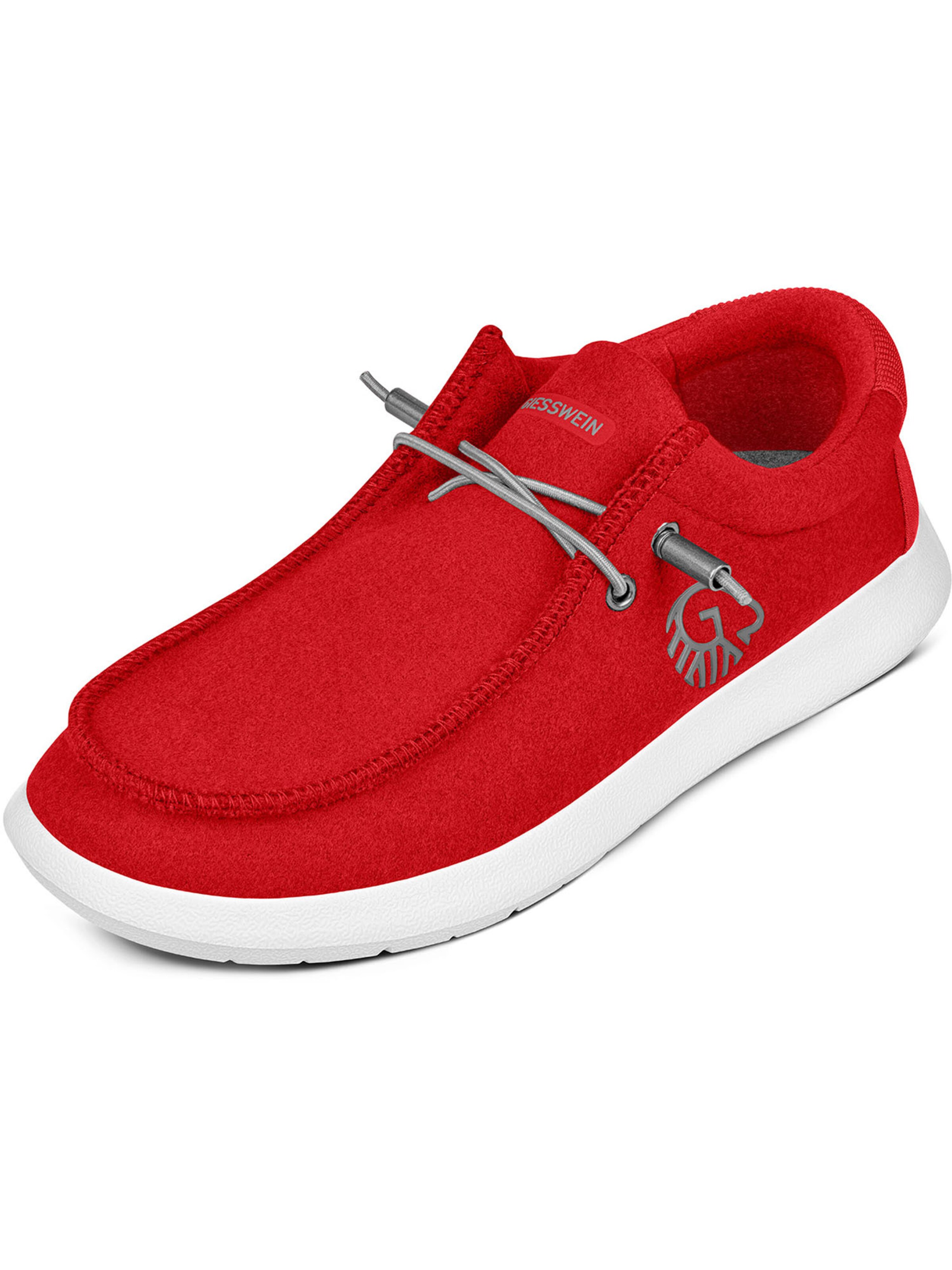 GIESSWEIN Mocassins in Rood: voorkant