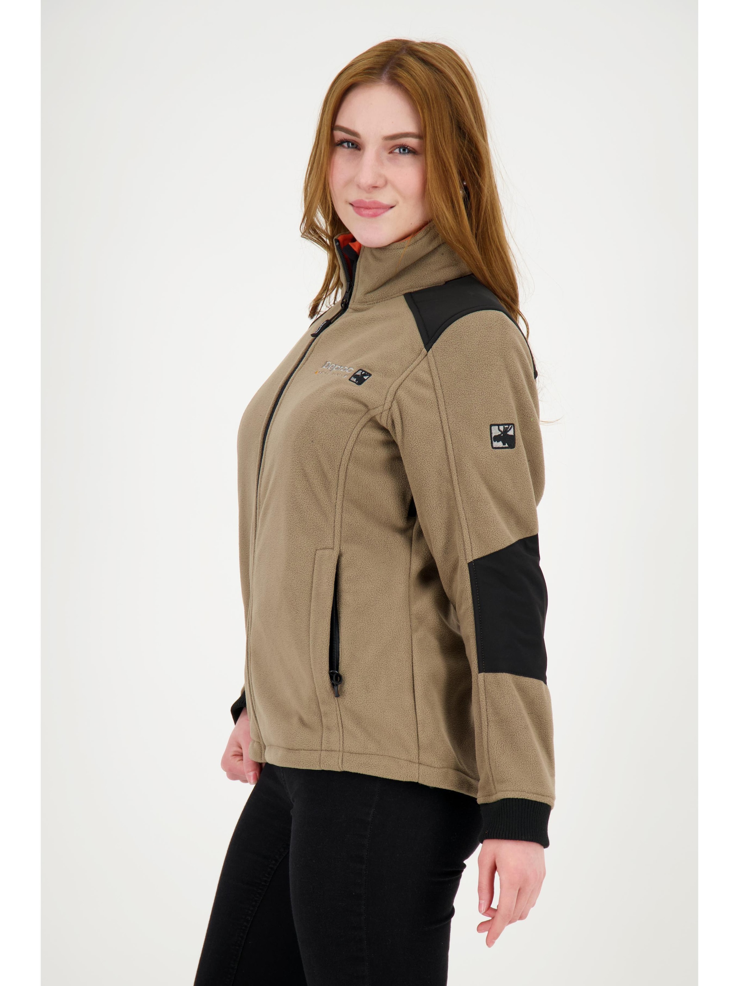 deproc Fleece Jacket 'CANADA Women' in Brown