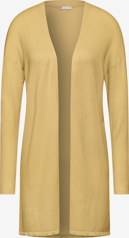 STREET ONE Strickjacke in Gelb: Vorderseite