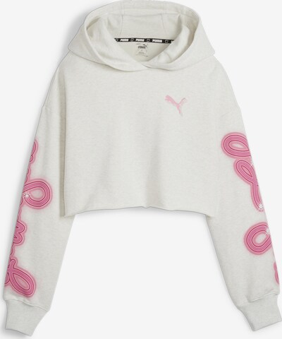PUMA Sportief sweatshirt 'Heartbreak' in de kleur Pink / Wit, Productweergave