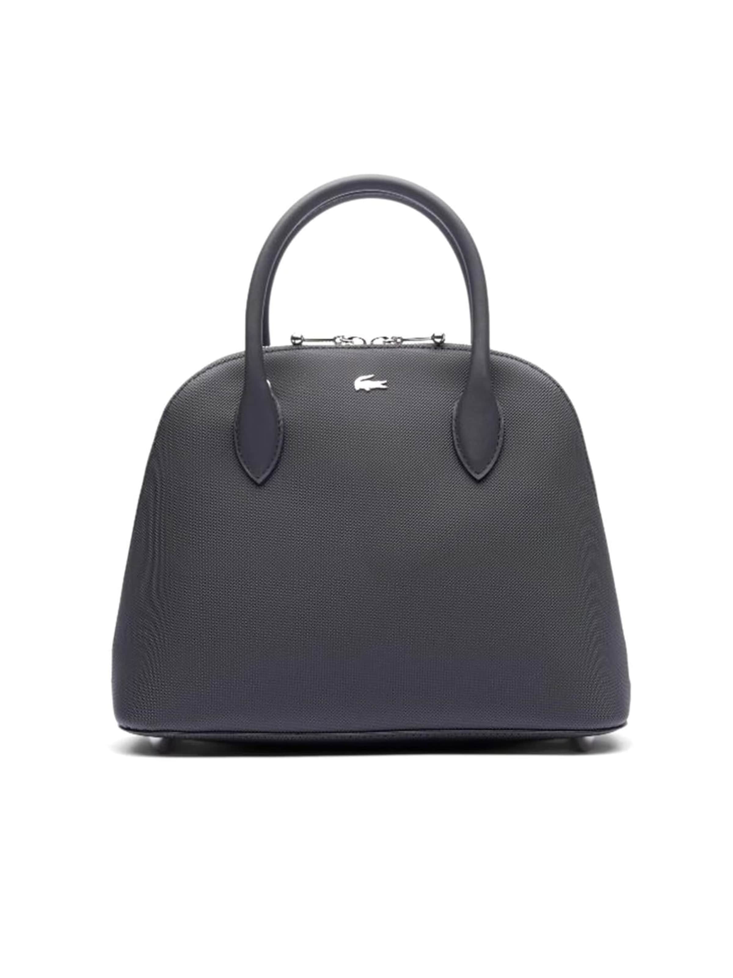LACOSTE Crossbody Bag 'BORSA con Logo' in Black: front