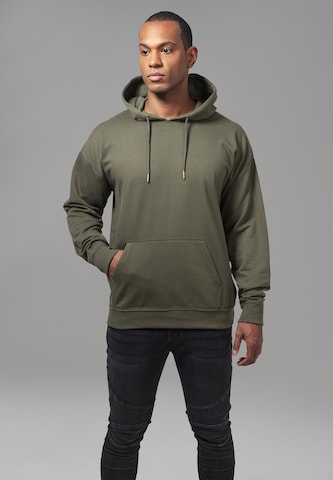 Urban Classics Sweatshirt in Groen: voorkant