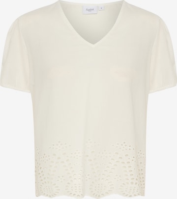 SAINT TROPEZ Blouse 'Eamaja' in Wit: voorkant