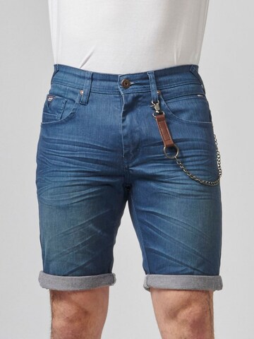 KOROSHI Slimfit Shorts in Blau