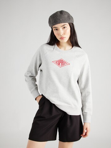 ESPRIT Sweatshirt in Grijs: voorkant