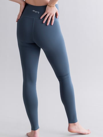 Skinny Pantalon de sport 'Maternity Leggings Cotton Touch' Hey Honey en vert