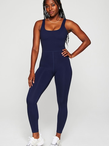 Fabletics Jumpsuit 'Define PowerHold®' in Blau: Vorderseite