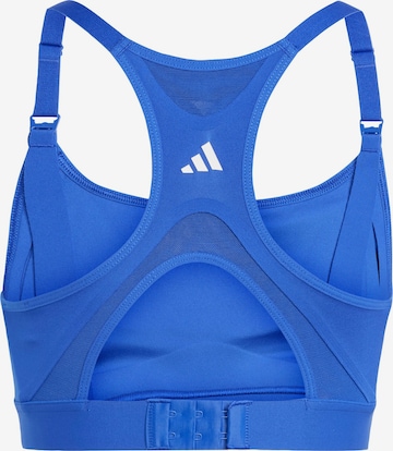 ADIDAS PERFORMANCE Bustier Sport bh 'Powerimpact' in Blauw