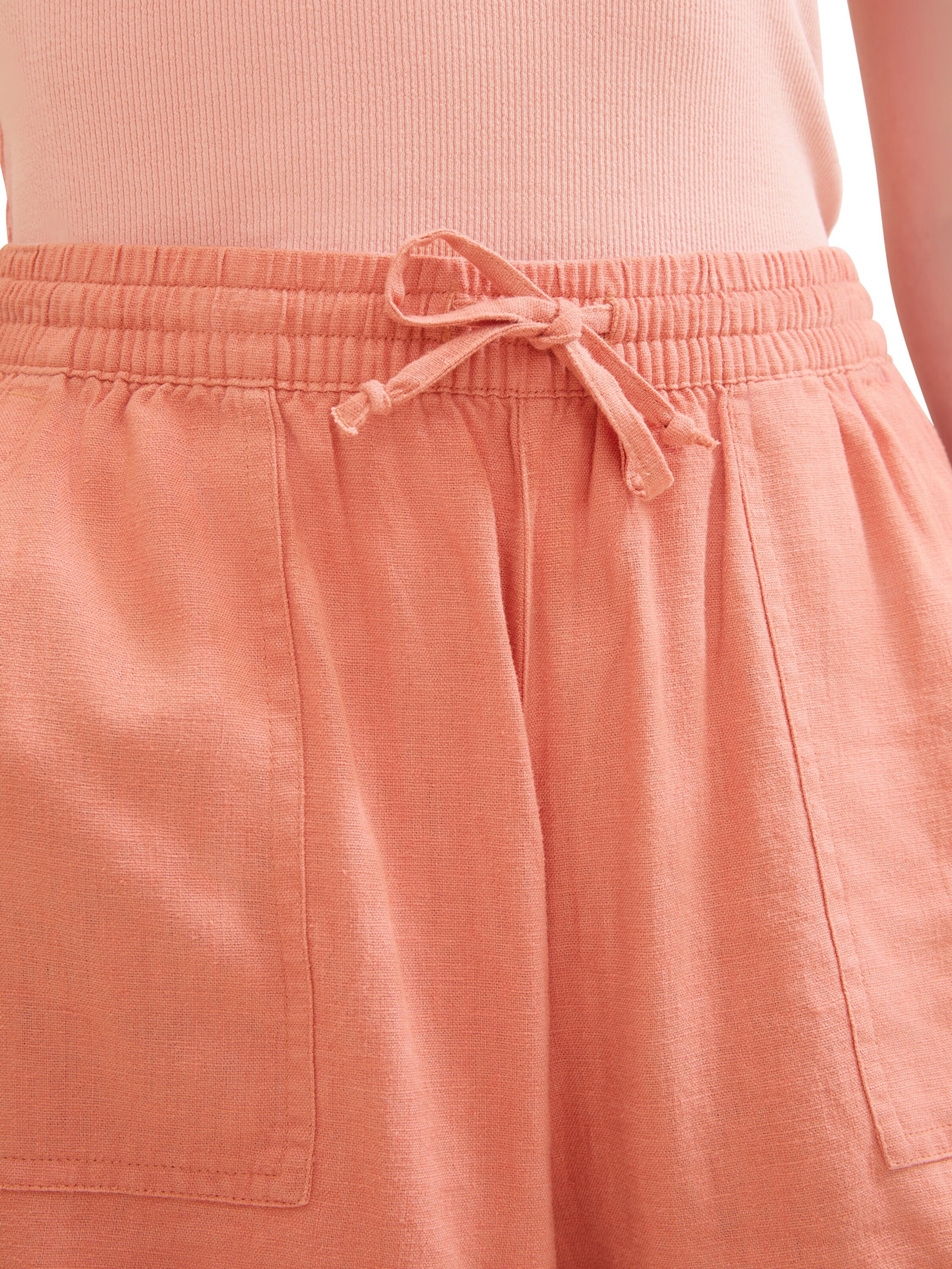 TOM TAILOR DENIM Loose fit Pants in Orange