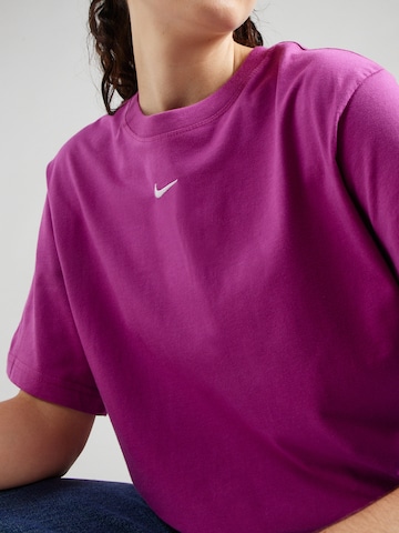 Nike Sportswear Shirt 'Essentials' in Pink