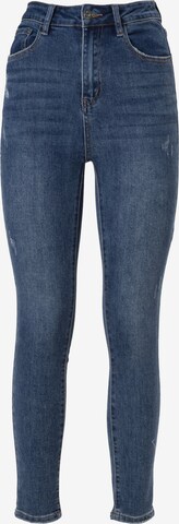 Influencer Skinny Jeans in Blue: front