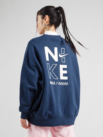 Sweat-shirt Nike Sportswear en bleu : devant